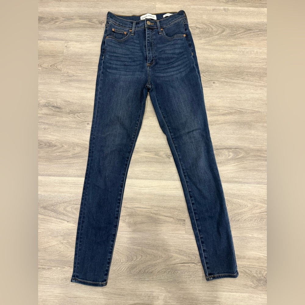 Denim Forum High Rise Skinny Jeans